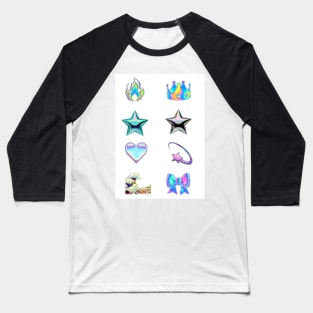 Holographic Emoji Pack Baseball T-Shirt